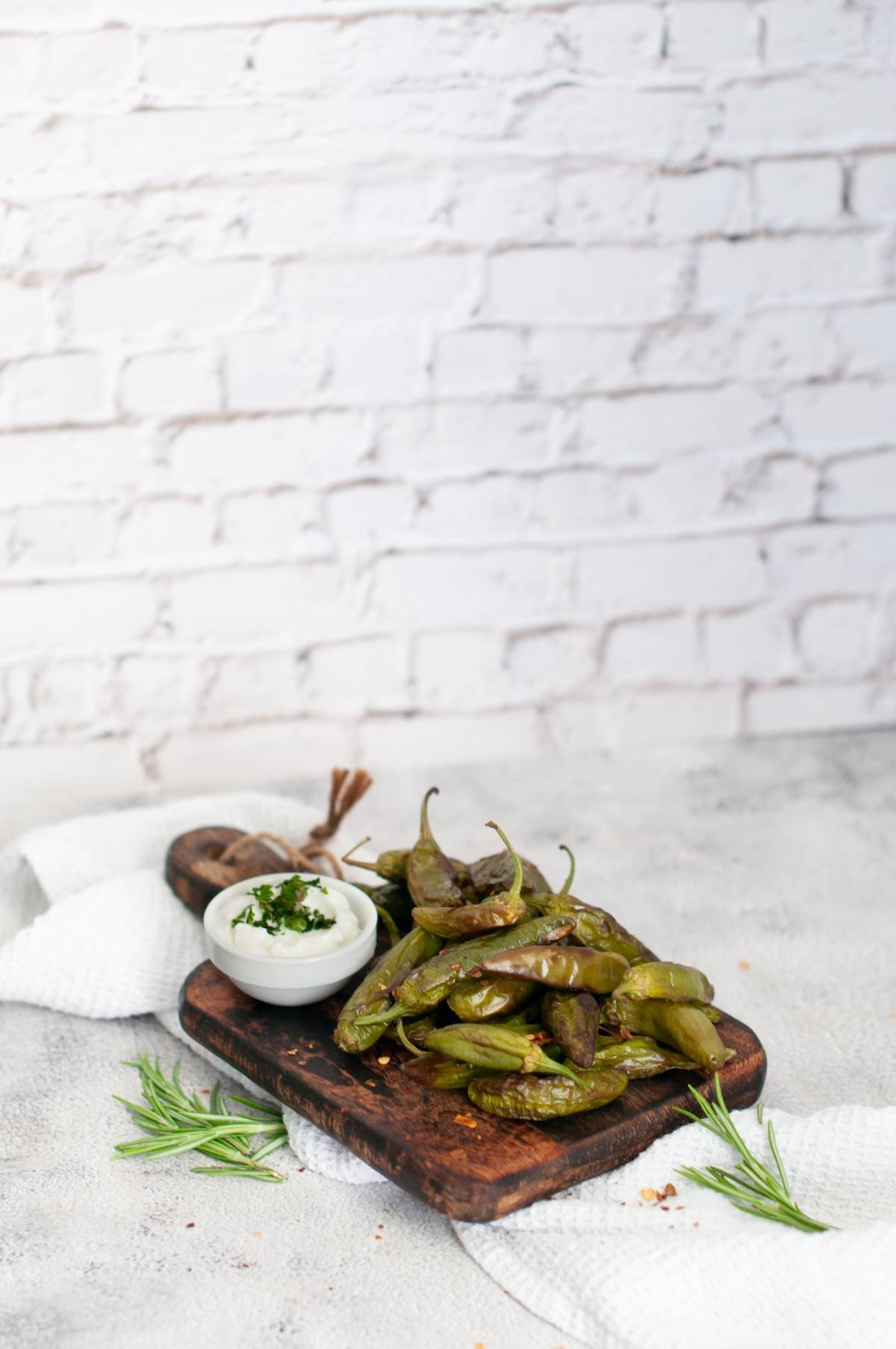 Fried Shishito Peppers