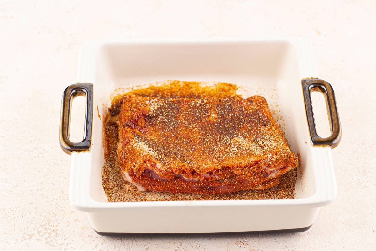 Baby Back Ribs in a pan