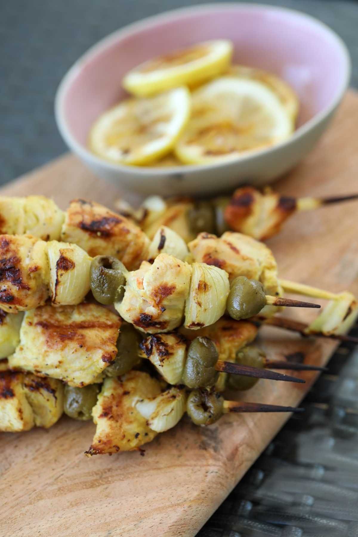 Chicken Kebab with lemons