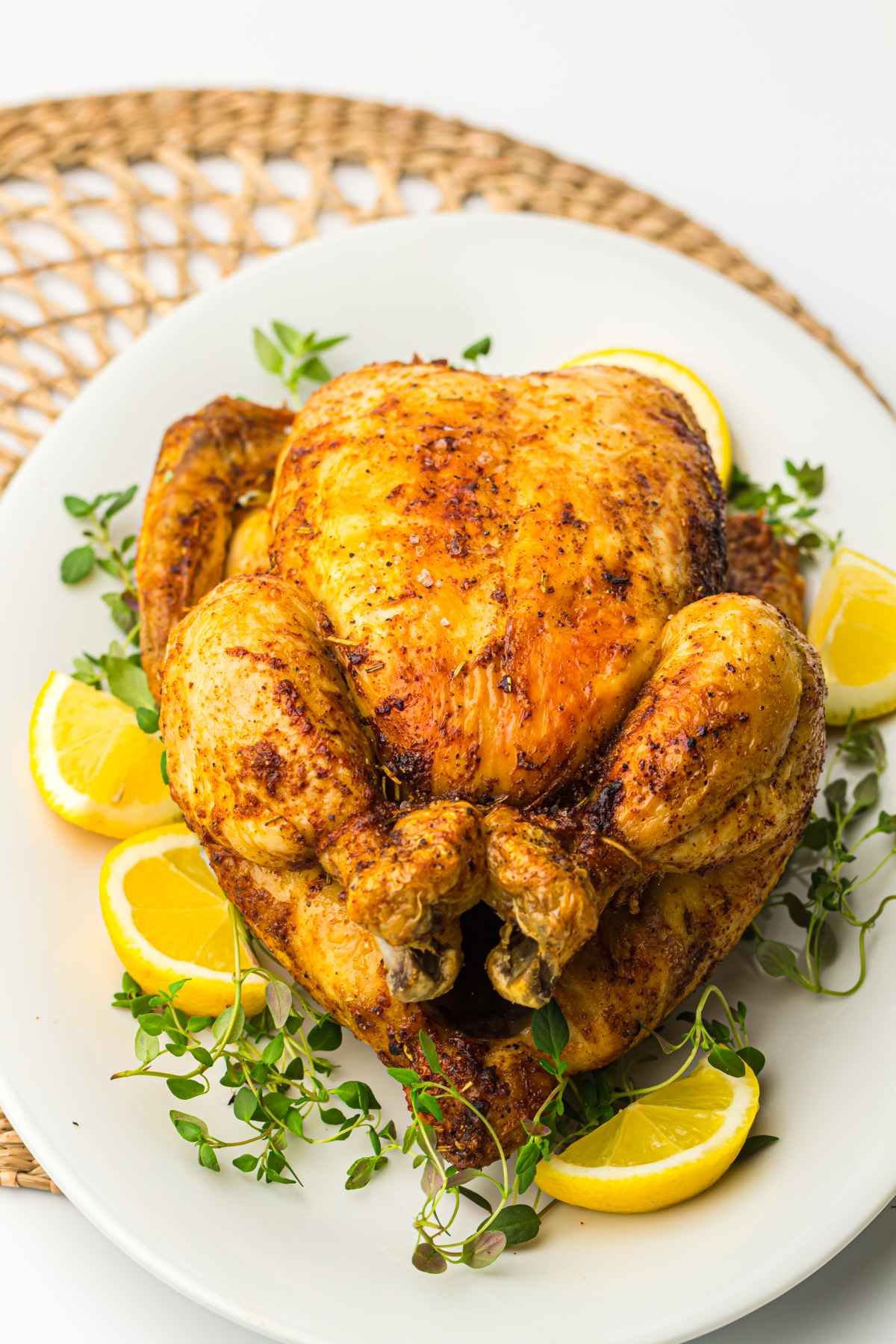 Whole Chicken cooked in air fryer