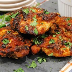 Indian Butter Grilled Chicken Thighs