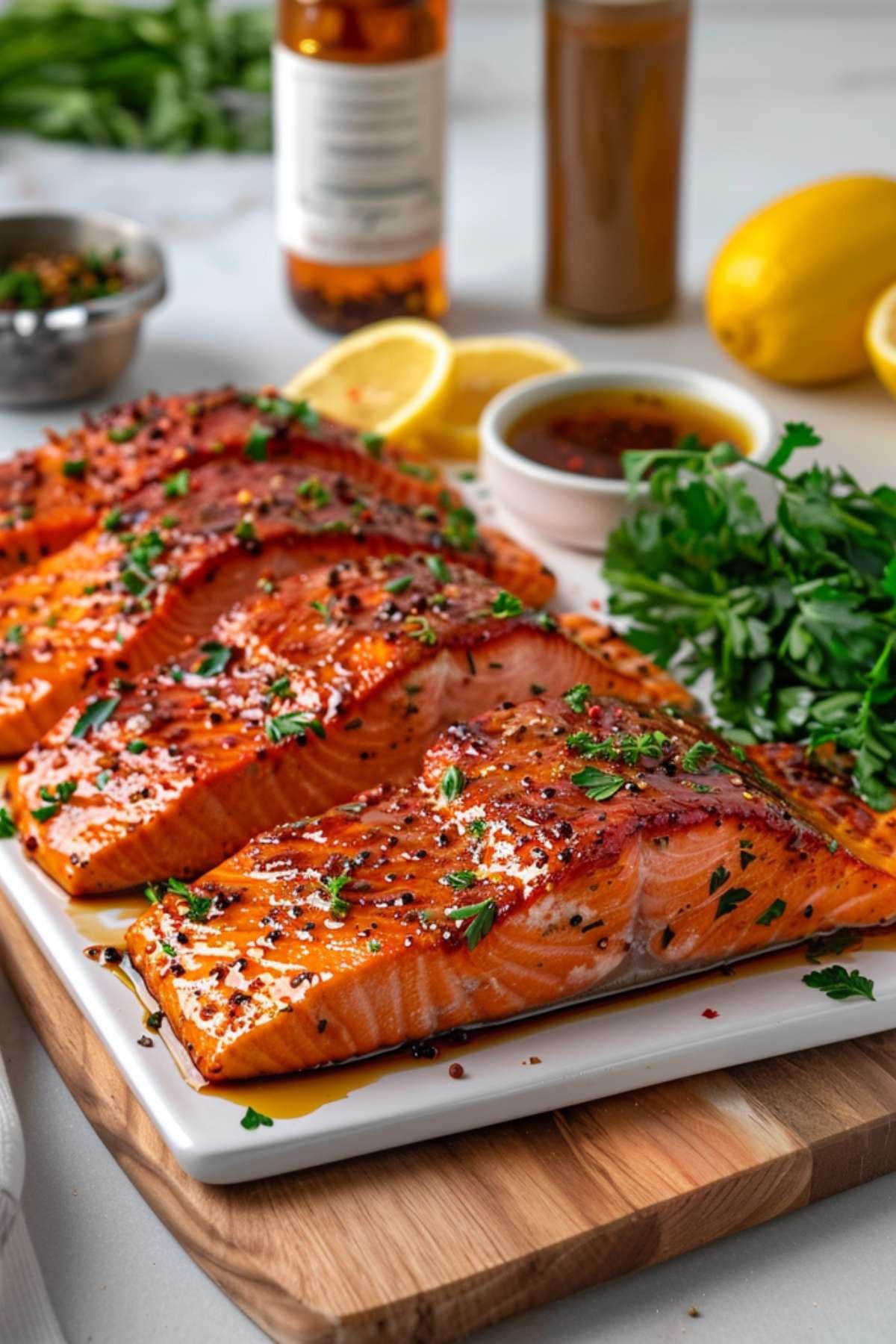 Baked Honey Mustard Salmon