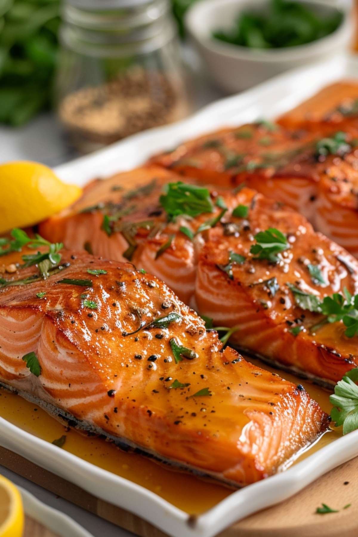 Baked Mustard Salmon