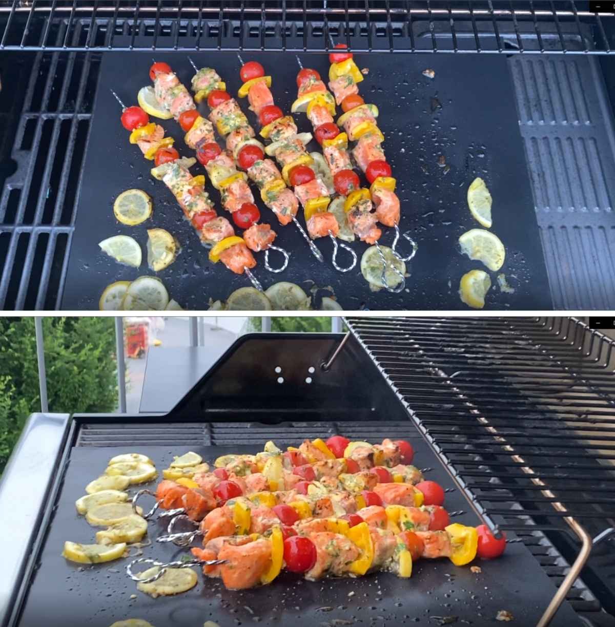 steps for GRILLED SALMON SKEWERS